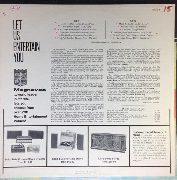 Various : Magnavox Let Us Entertain You (LP, Comp)