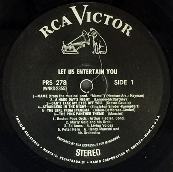 Various : Magnavox Let Us Entertain You (LP, Comp)