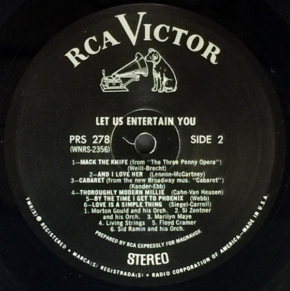 Various : Magnavox Let Us Entertain You (LP, Comp)