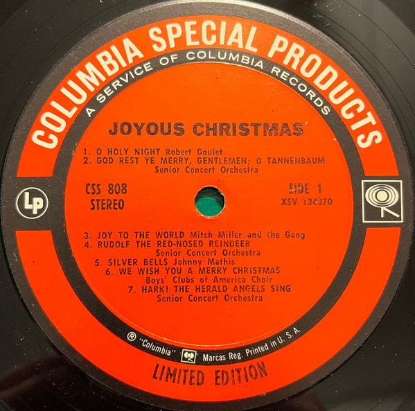 Various : Joyous Christmas - Volume 2 (LP, Album, Comp, Ltd)