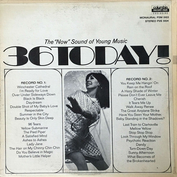 Various : 36 Today! The "Now" Sound Of Young Music (2xLP, Comp, Club)