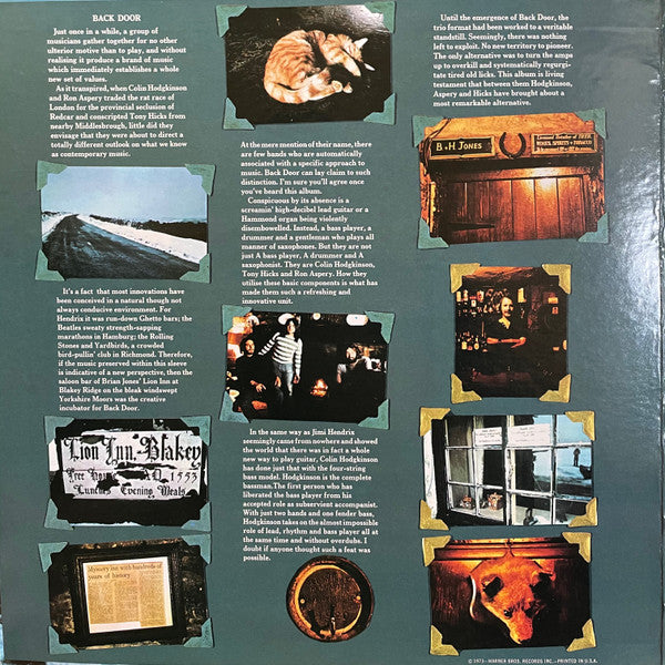 Back Door : Back Door (LP, Album, Promo)