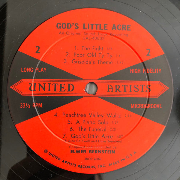 Elmer Bernstein : God's Little Acre (LP)