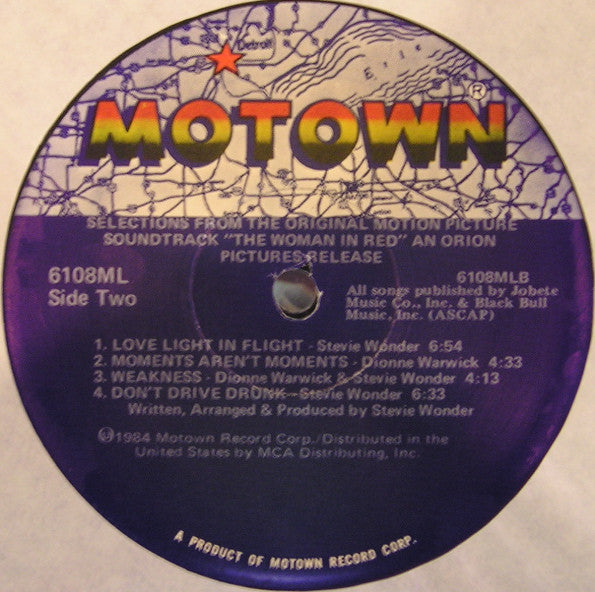 Stevie Wonder : The Woman In Red (Selections From The Original Motion Picture Soundtrack)  (LP, Album)