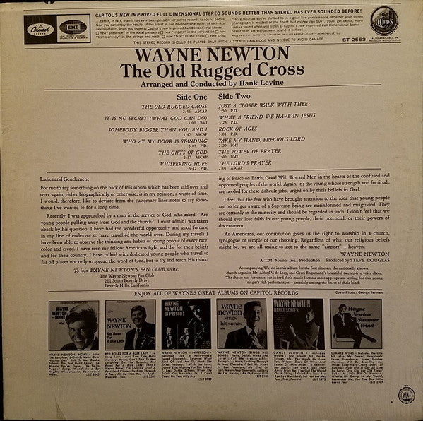 Wayne Newton : The Old Rugged Cross (LP)