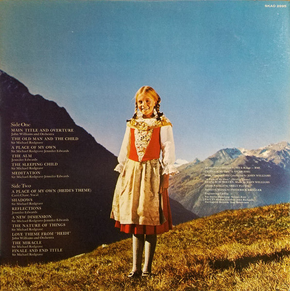 John Williams (4) : Heidi (Original Soundtrack Recording) (LP, Album, Gat)