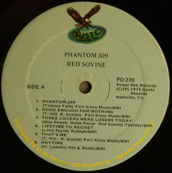 Red Sovine : Phantom 309 (LP, Album)