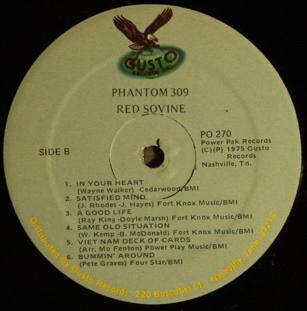 Red Sovine : Phantom 309 (LP, Album)
