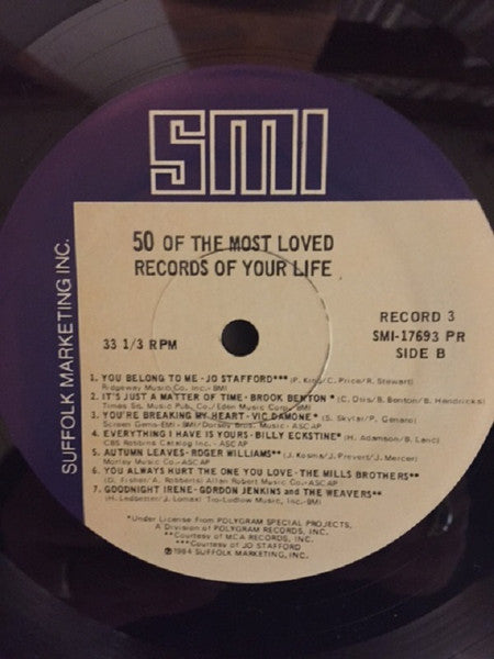 Various : 50 Of The Most Loved Records Of Your Life Record No. 3 (LP, Comp)