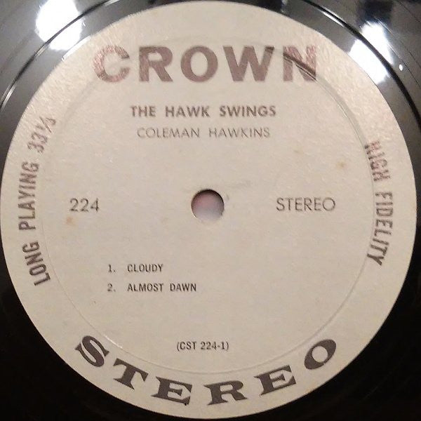 Coleman Hawkins : The Hawk Swings (LP, Album)