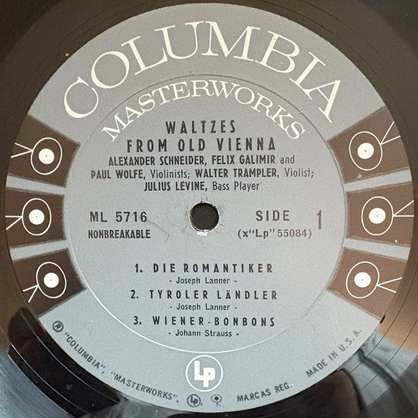 Josef Strauss*, Joseph Lanner*, Johann Strauss* : Waltzes From Old Vienna (LP, Album, Mono, Pit)