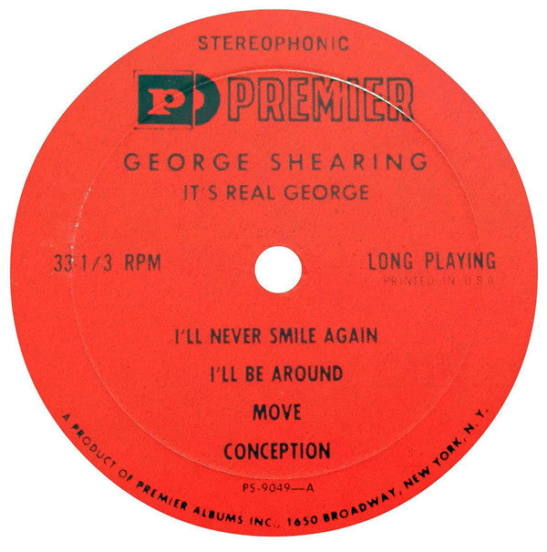 George Shearing / The Bobby Freedman Group* : It's Real George (LP, Album)
