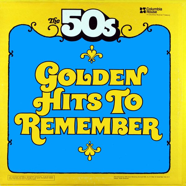 Various : The 50s Greatest Love Songs / The 50s Golden Hits To Remember (2xLP, Comp)