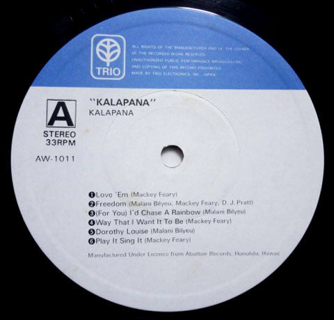 Kalapana : Kalapana II (LP, Album)