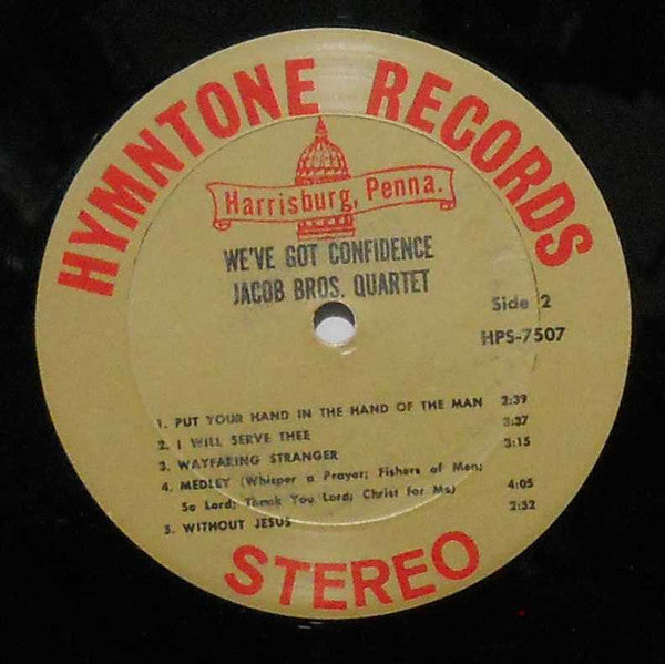 The Jacobs Brothers : We've Got Confidence (LP, Album)