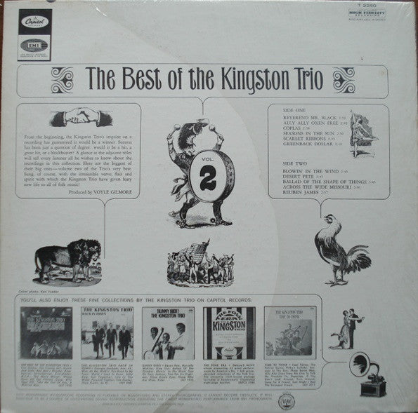 Kingston Trio : The Best Of The Kingston Trio Vol. 2 (LP, Comp, Mono)