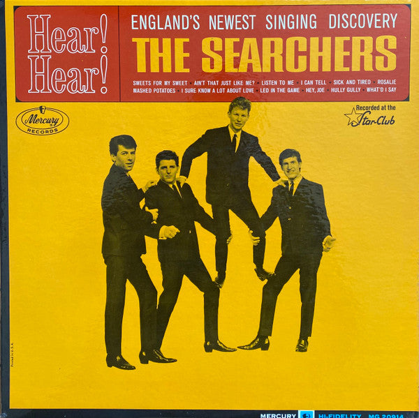 The Searchers : Hear! Hear! (LP, Album, Mono)