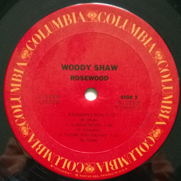Woody Shaw : Rosewood (LP, Album, Ter)