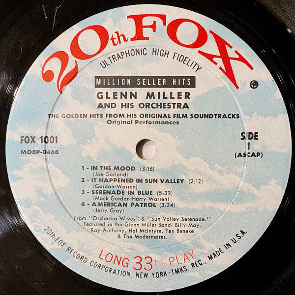 Glenn Miller And His Orchestra : The Golden Hits From His Original Sound Tracks (LP, Comp, Ltd)