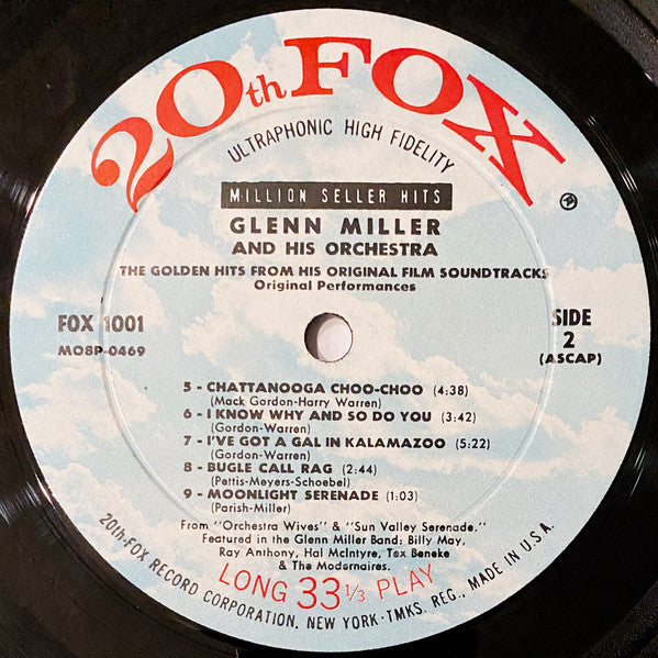 Glenn Miller And His Orchestra : The Golden Hits From His Original Sound Tracks (LP, Comp, Ltd)