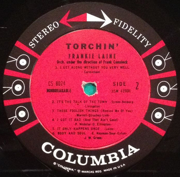 Frankie Laine : Torchin' (LP, Album)