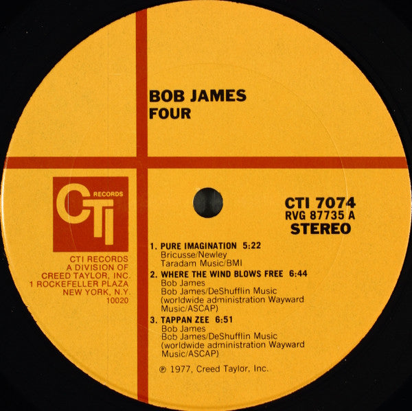 Bob James : BJ4 (LP, Album, Pit)