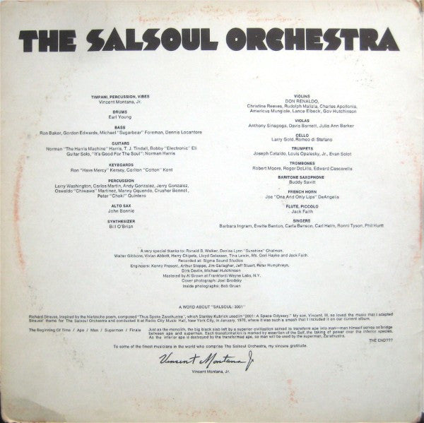 The Salsoul Orchestra : Nice 'N' Naasty (LP, Album)