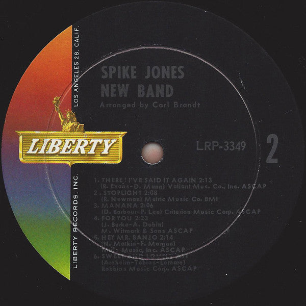 Spike Jones : New Band (LP, Album, Mono)