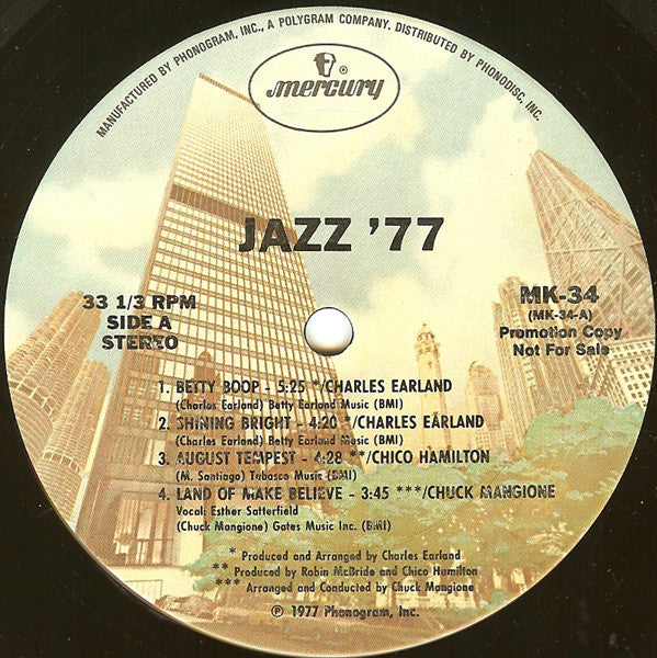 Various : Jazz '77 (LP, Promo, Smplr)