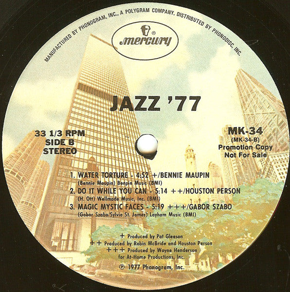 Various : Jazz '77 (LP, Promo, Smplr)