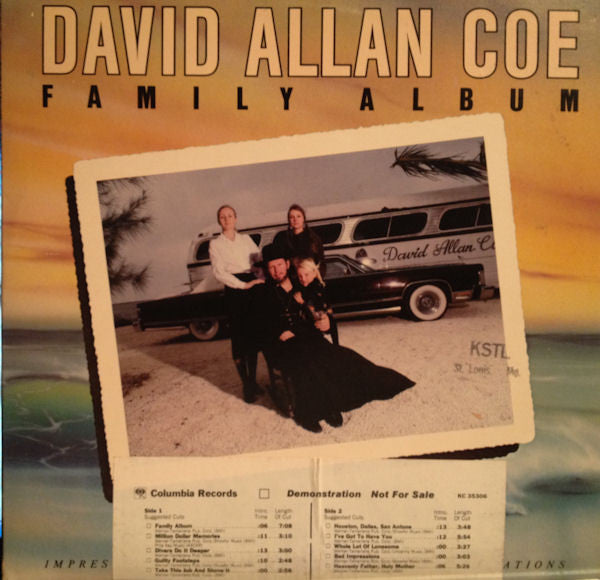 David Allan Coe : Family Album (LP, Album, Promo)
