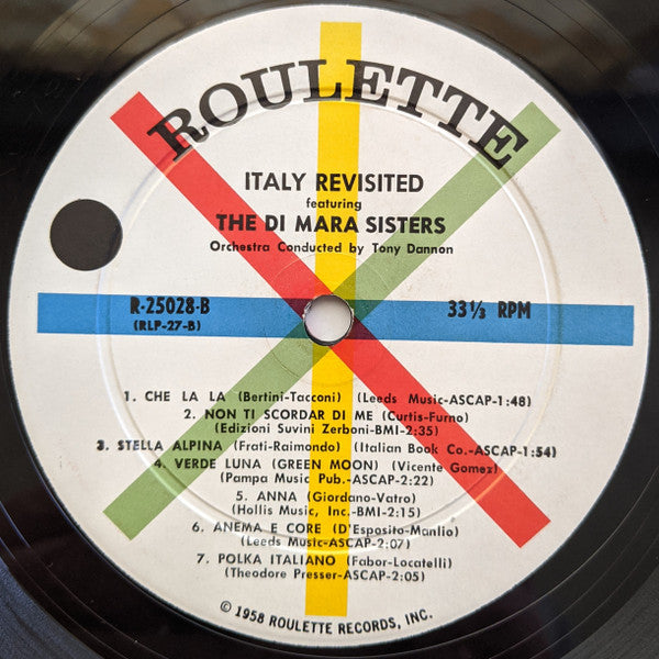 The Di Mara Sisters : Italy Revisited (LP, Album)