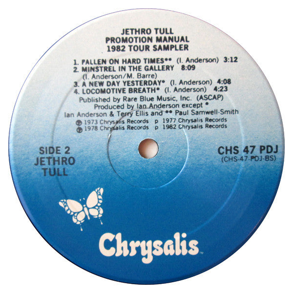 Jethro Tull : Promotion Manual (1982 Tour Sampler) (LP, Comp, Promo, Smplr)