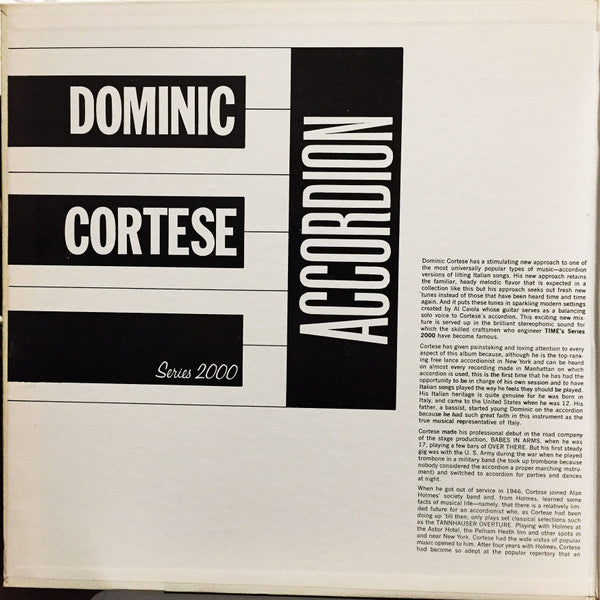 Dominic Cortese : Accordion (LP, Album)