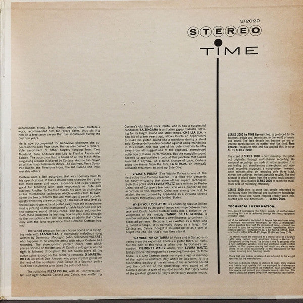 Dominic Cortese : Accordion (LP, Album)