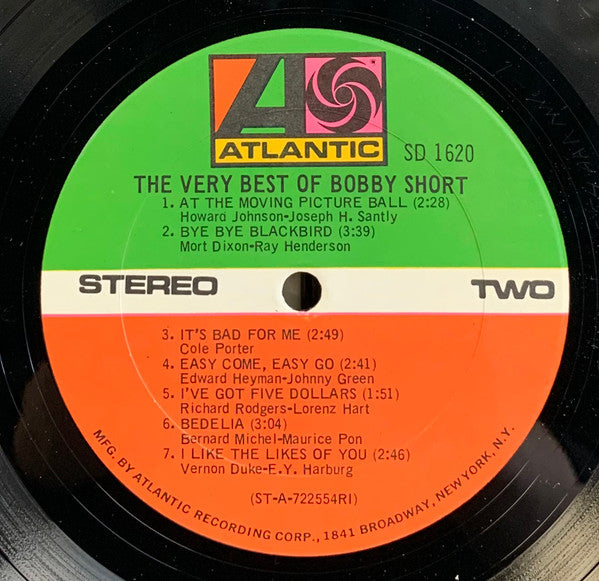 Bobby Short : The Very Best Of Bobby Short (LP, Comp)