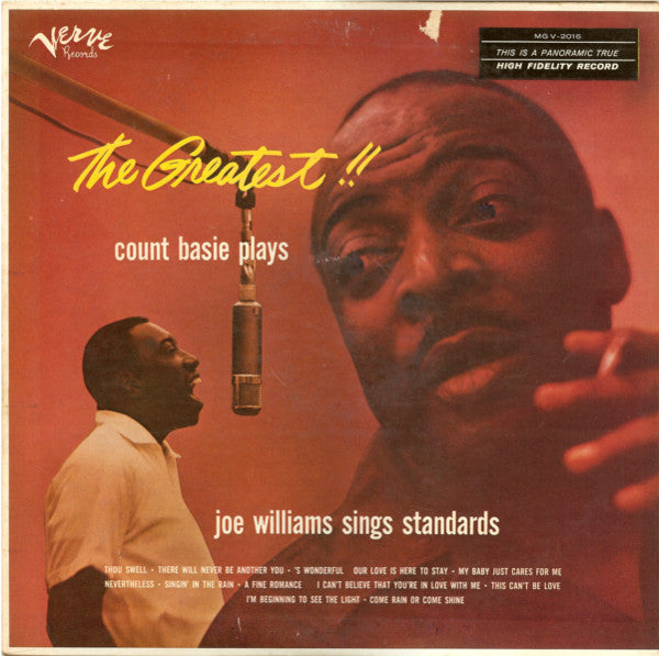 Count Basie : The Greatest! Count Basie Plays...Joe Williams Sings Standards (LP, Album, Mono, Blu)