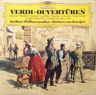 Verdi*, Berliner Philharmoniker • Herbert von Karajan : Verdi • Ouvertüren (LP, RE)