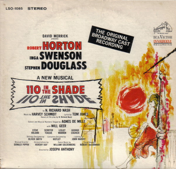 The Original Broadway Cast*, Robert Horton (5), Inga Swenson And Stephen Douglass : 110 In The Shade - The Original Broadway Cast (LP)