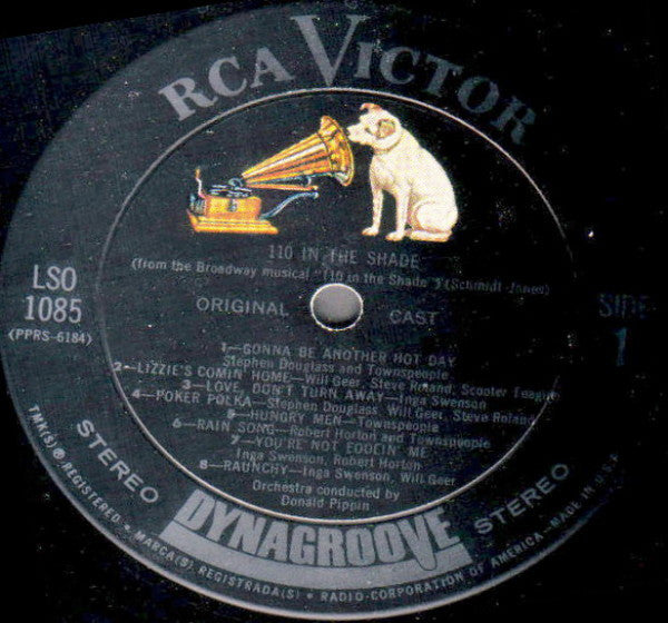 The Original Broadway Cast*, Robert Horton (5), Inga Swenson And Stephen Douglass : 110 In The Shade - The Original Broadway Cast (LP)