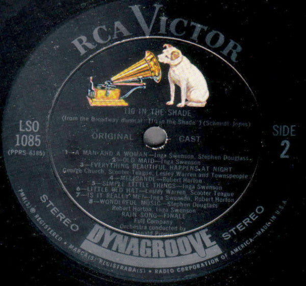 The Original Broadway Cast*, Robert Horton (5), Inga Swenson And Stephen Douglass : 110 In The Shade - The Original Broadway Cast (LP)