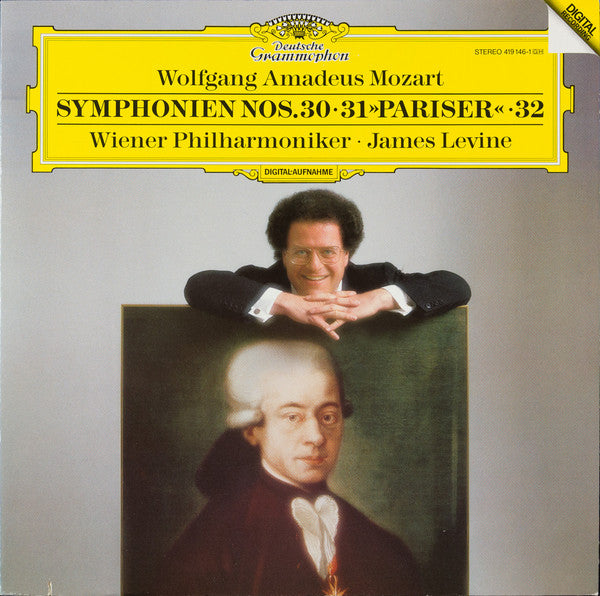 Wolfgang Amadeus Mozart - Wiener Philharmoniker, James Levine (2) : Symphonien Nos. 30 • 31 "Pariser" • 32 (LP)