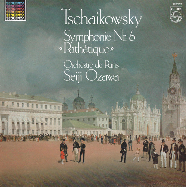 Tschaikowsky*, Orchestre De Paris, Seiji Ozawa : Symphonie Nr. 6 «Pathétique» (LP, RE)