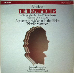 Schubert* - Academy Of St. Martin-in-the-Fields*, Neville Marriner* : The 10 Symphonies (7xLP + Box)