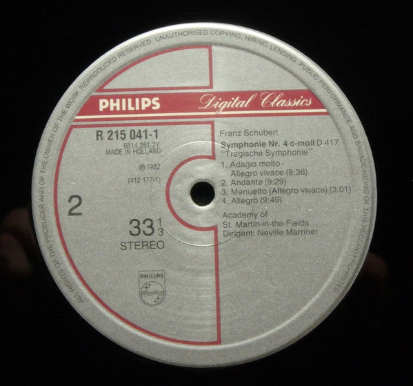 Schubert* - Academy Of St. Martin-in-the-Fields*, Neville Marriner* : The 10 Symphonies (7xLP + Box)