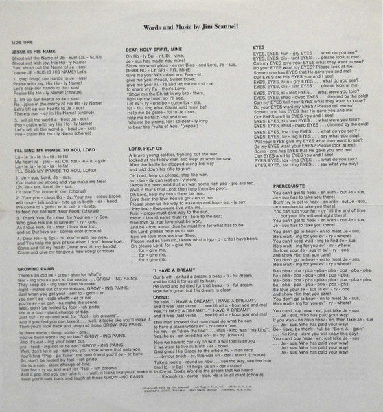 Jim Scannell And The Believers : Songs For The Beautiful People To Get Ready By... (LP)
