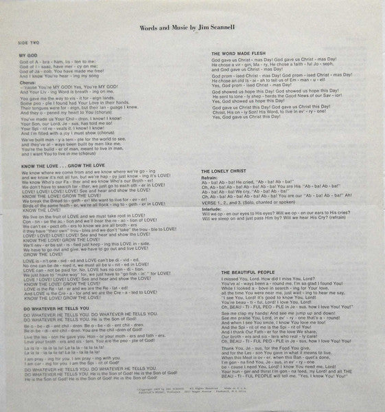 Jim Scannell And The Believers : Songs For The Beautiful People To Get Ready By... (LP)