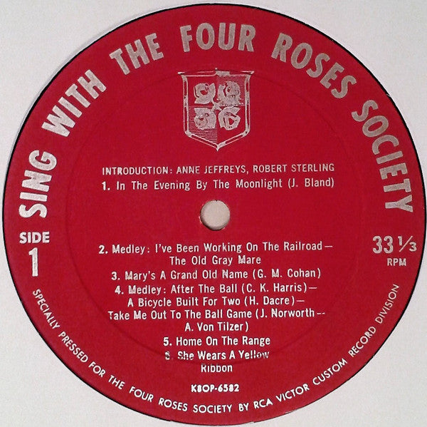 Four Roses Society : Sing With The Four Roses Society (LP)