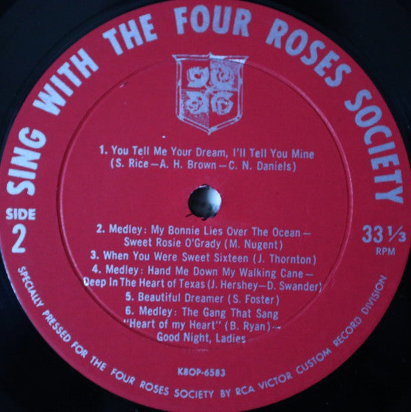 Four Roses Society : Sing With The Four Roses Society (LP)