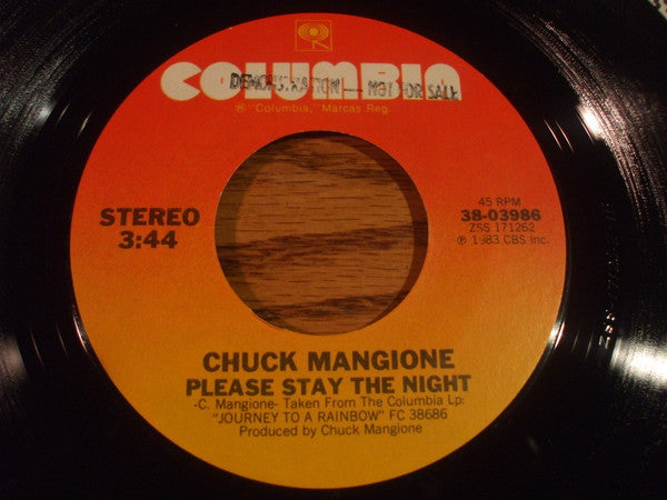 Chuck Mangione : Journey To A Rainbow/Please Stay The Night (7")